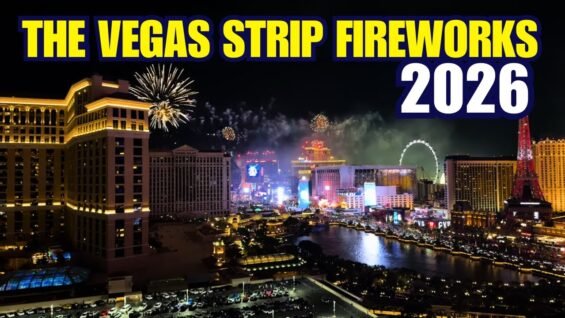 THE BEST VIEW of the LAS VEGAS STRIP FIREWORKS 2026!