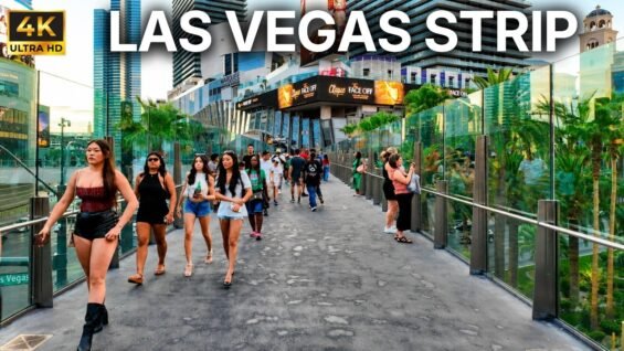🔥 Las Vegas Strip Walking Tour | Extreme Heat & Cloudy Skies | July 2026 [4K HDR]